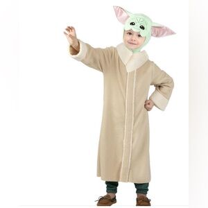 Star Wars Mandalorian Grogu - Baby Yoda Halloween Costume Robe Headpiece 2-3T